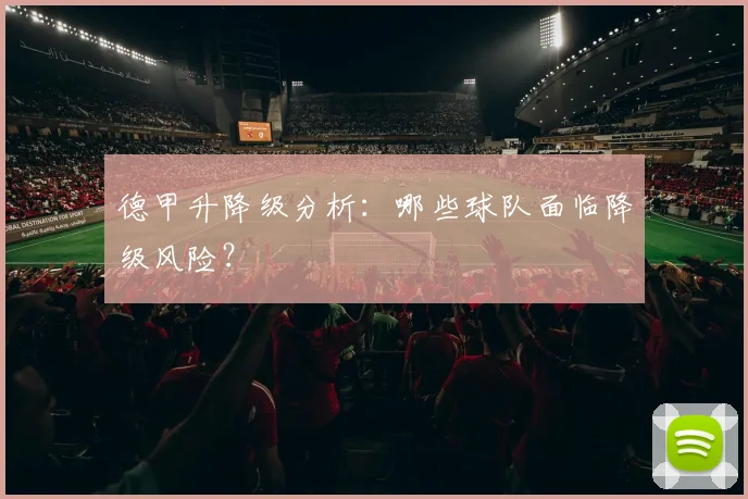 德甲升降级分析:哪些球队面临降级风险?