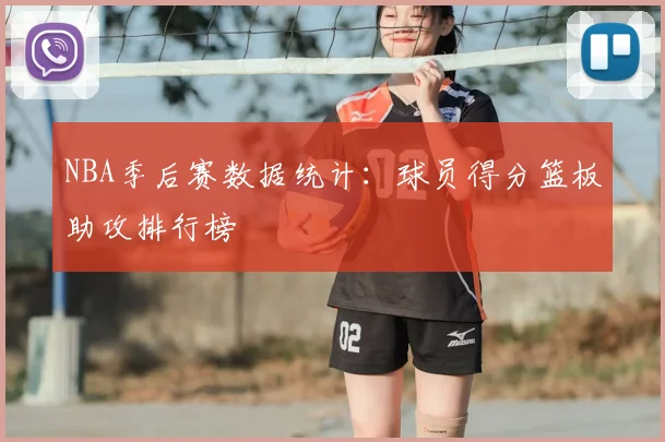 NBA季后赛数据统计：球员得分篮板助攻排行榜